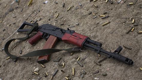 Weapons Machine Gun Kalashnikov Ak 74 Assault Rifle Hd Wallpaper