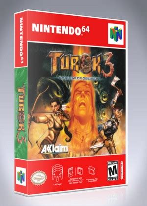 Turok Shadow Of Oblivion Retro Game Cases