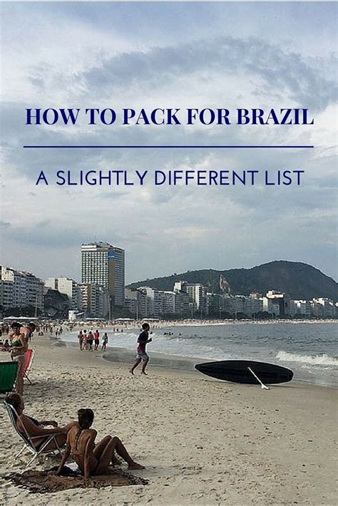 The Ultimate Packing List For Brazil Artofit