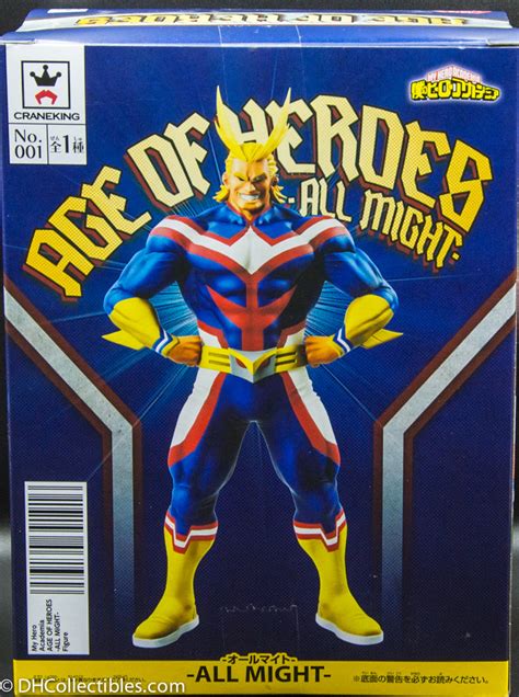 2019 My Hero Academia Age Of Heroes Vol1 All Might Action Figure