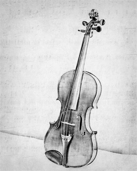 A Simple Violin Pencil Sketch Art Music Drawing Sketch Violin
