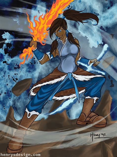 Artstation Avatar Korra Fan Art