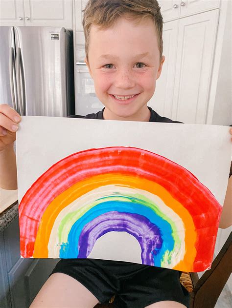 Diy Rainbow Art For Kids — From Scratch With Maria Provenzano