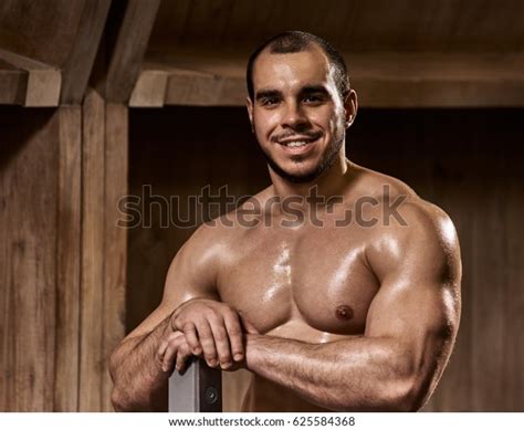 Cheerful Muscular Man Stock Photo Shutterstock