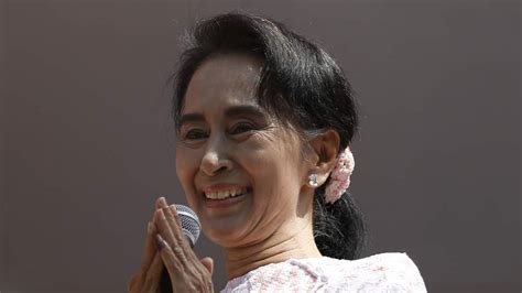 Myanmars Suu Kyi Heading For Election Win World News Sky News