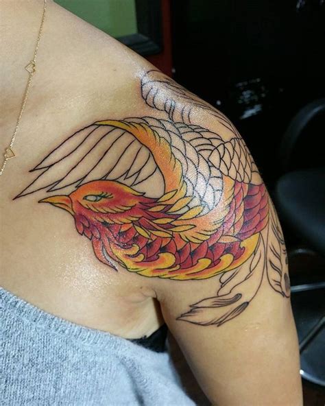 Phoenix Tattoos For Women On Shoulder Phoenix Bird Tattoos Phoenix