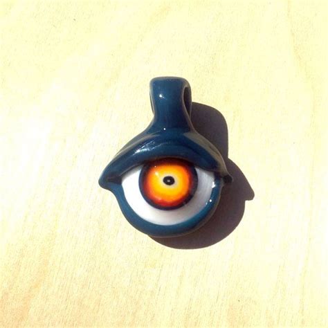 Glass Eyeball Pendant Lampworked Borosilicate All Seeing Eye Etsy Glass Eyeballs Etsy Eyeball