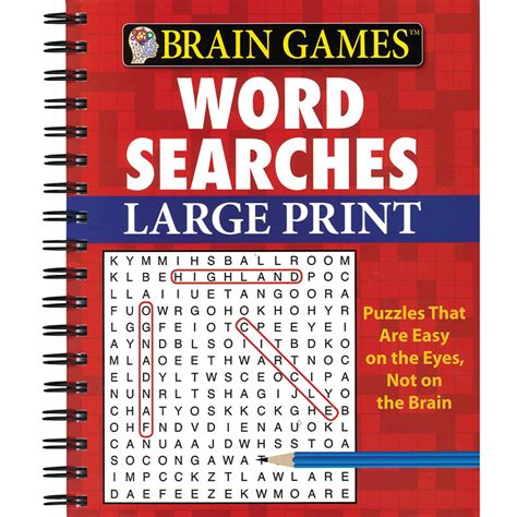 Publications International Brain Games Word Searches Large Print