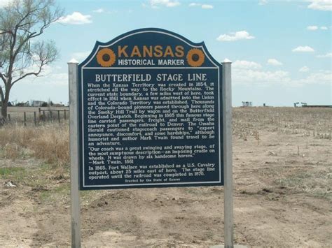 Butterfield Stage Line Trail Went Through Western Kansas Historical