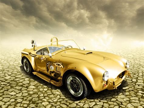 Steampunk Golden Car By Alexandraf On Deviantart