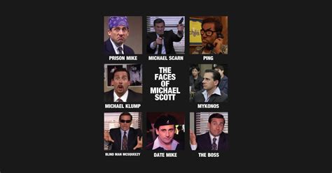 The Faces Of Michael Scott The Office Shirt The Office