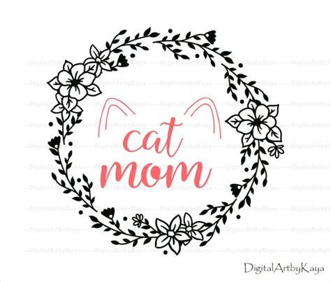 Cat Mom Svg Cat Mama Svg Cat Svg Fur Mom Pet Mom Cat Mom Etsy