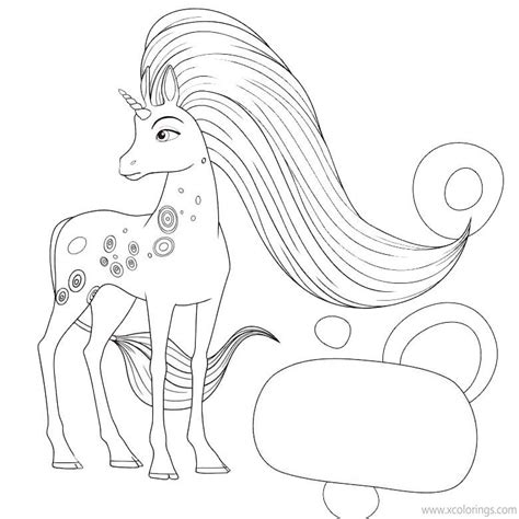 Mia And Unicorn 1 Coloring Pages Mia And Me Coloring Pages Coloring