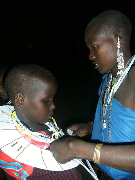 Maasai Woman Preparing Her Daughter For The Esoto Ceremony In Maasailand Smithsonian Photo