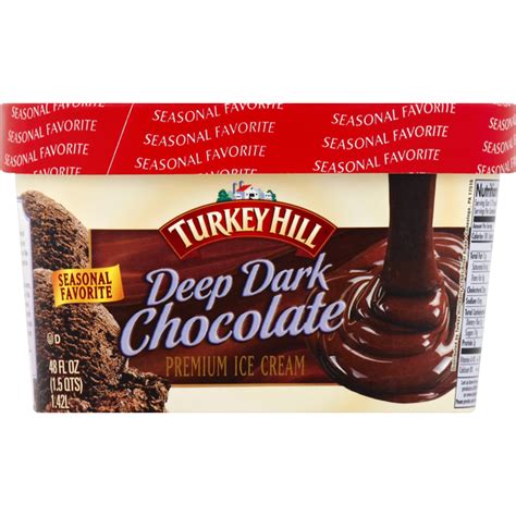 Turkey Hill Ice Cream Premium Deep Dark Chocolate Oz Instacart