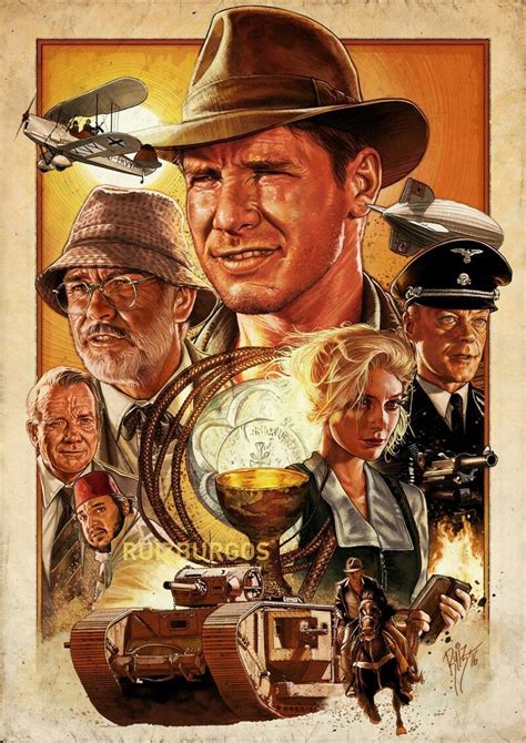 Indiana Jones And The Last Crusade Alternative Movie Poster Alternative