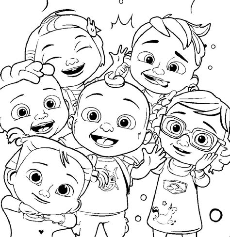 Cocomelon Coloring Pages 3 123 Coloring Pages Abc Coloring Pages