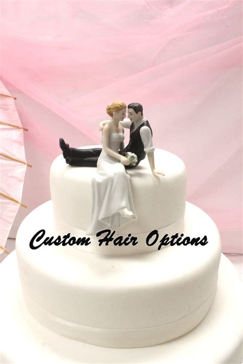 Personalized Wedding Cake Topper Wedding Couple Look Of Love