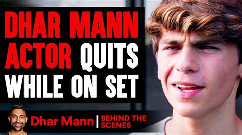 Dhar Mann Actor Quits While On Set Behind The Scenes Dhar Mann
