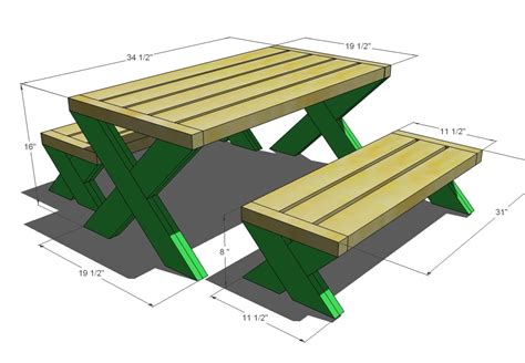 Woodwork Wooden Bench Table Plans Pdf Plans