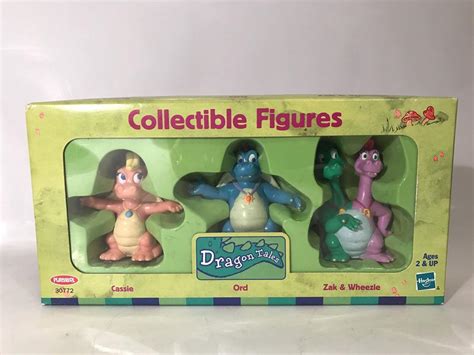 Dragon Tales Collectible Figures Box Set Cassie Ord Zak Wheezie 2000 Playskool 1873902283