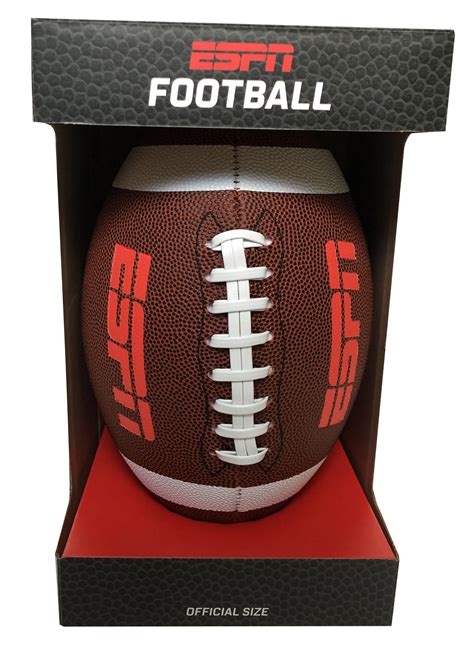 ESPN - ESPN XR3 Official Match Size Football with Anti-Skid Composite ...