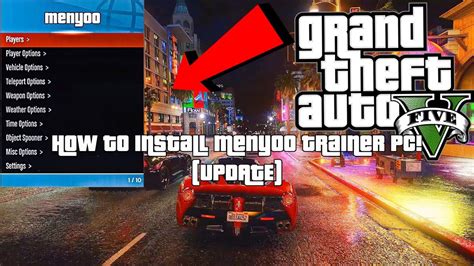 How To Install Menyoo Trainer Pc Update Gta 5 Mod Tutorial 2024
