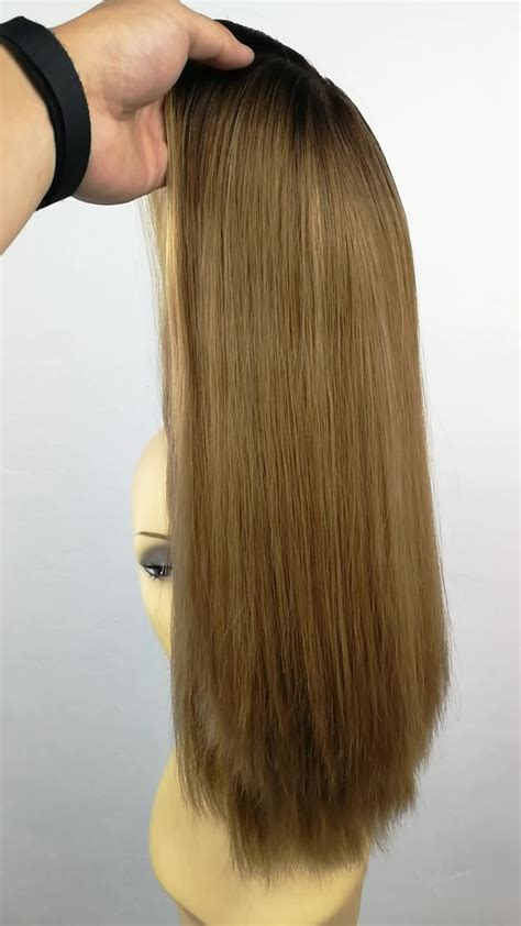 Natural Skin Top Brazilian Hair Jewish Kosher Blond Wig Buy Jewish Wigskin Topblonde Wig