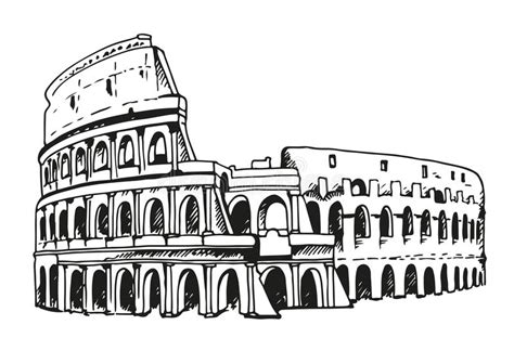 Esta visita guiada es ideal para conocer los monumentos más importantes de roma y el vaticano en un solo día. Dibujo Del Coliseo, Ejemplo De Colosseum En Roma, Italia ...