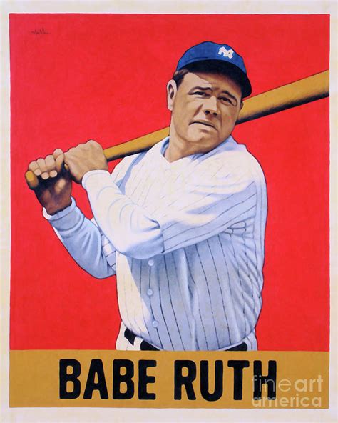 View popular ebay auctions for junk wax era baseball cards. Babe Ruth Nostalgic Vintage Baseball Card 20190930c2c Photograph by Wingsdomain Art and Photography