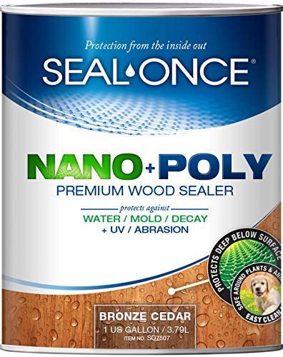 Buy Seal Once Nanopoly Ready Mix Penetrating Wood Sealer And Stain With