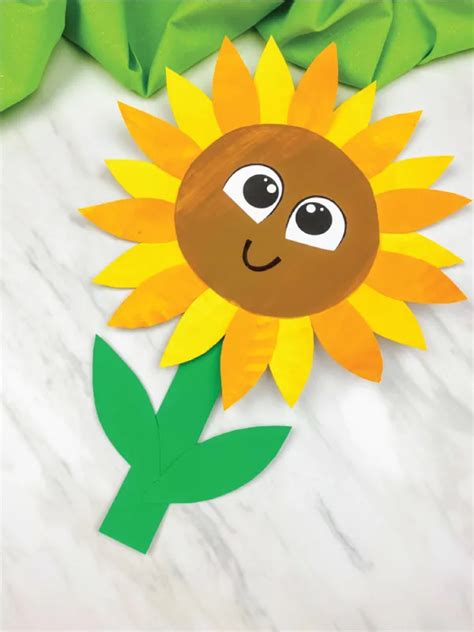 19 Easy Sunflower Crafts Kiwi And Plums