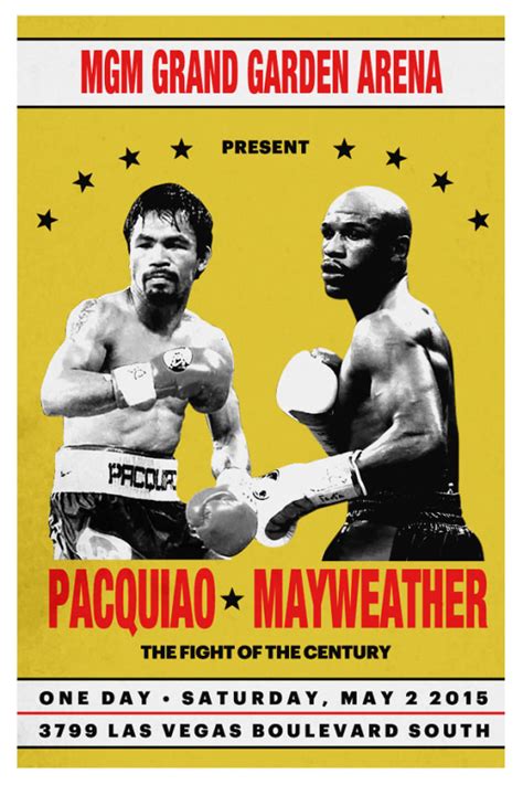 Floyd Mayweather Vs Manny Pacquiao Posters That Will Make You Even