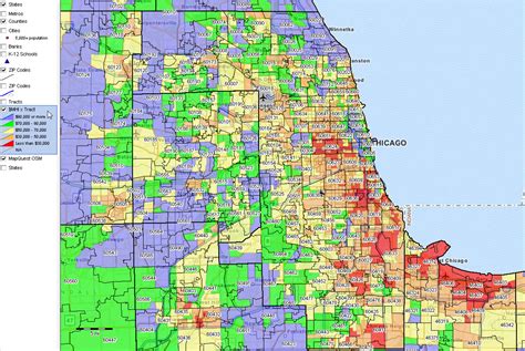 Chicago Suburb Zip Code Map Tony Aigneis