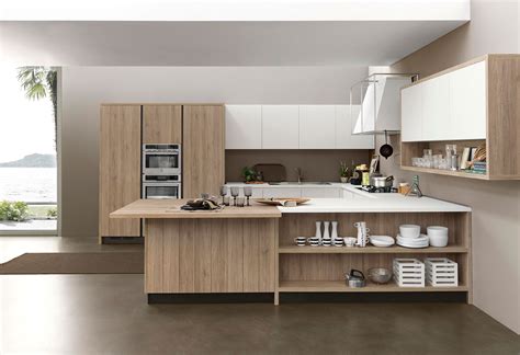 Si buscas conseguir una cocina moderna con madera hoy en día existen combinaciones que te el acabado maderado es un elemento muy versátil ya que le puede dar un toque desde moderno. LA MADERA EN COCINA | Cocinas Blunni