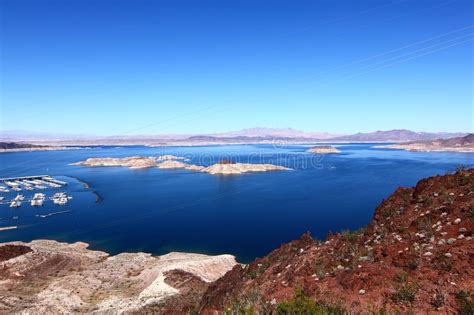 Landscape Of Lake Mead National Recreation Area Stock Image Image Of