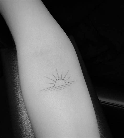Tattoodesigns Minitattoos Sunset Tattoos Sun Tattoos Sunrise Tattoo