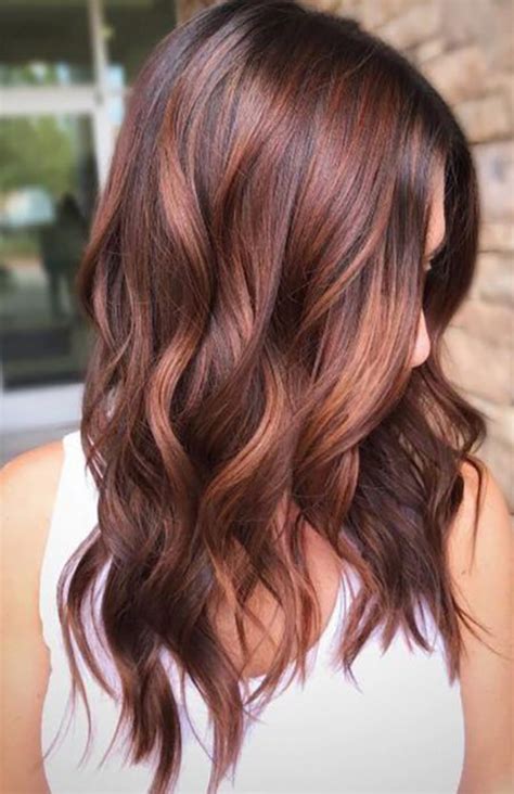 The color working it's way through hollywood! Red brown hair : cheveux marron rougeâtre sublimes ...