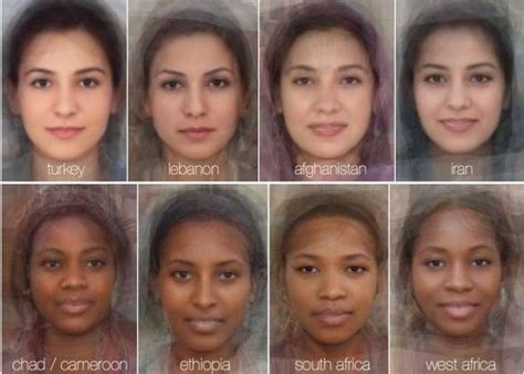 The Average Woman Revealed Study Blends Thousands Of Faces To Find