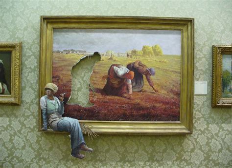 Humor Banksy Painting Picture Frames Women Galleries