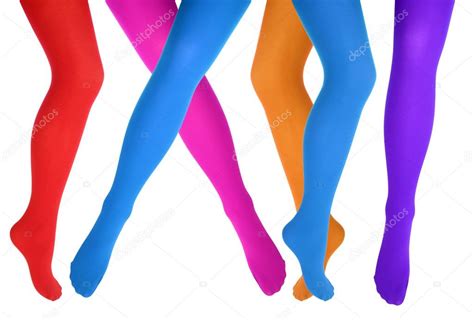 Womens Legs In Colorful Tights Stock Photo By ©viperagp 56258061