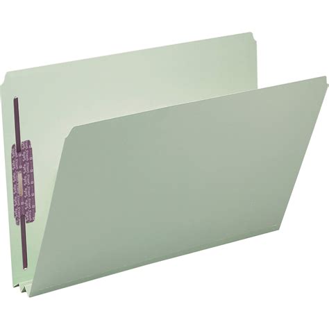 Smead File Folders With Safeshield Fasteners Gray Green 25 Box