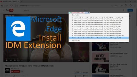 Internet download manager extension is available for almost every browser. How to add IDM extension in Microsoft edge Working 100% - Update 2018 - YouTube