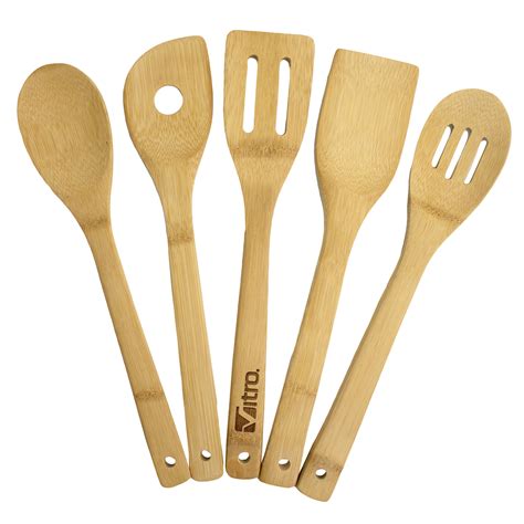 5 Piece Bamboo Cooking Utensil Set 20 2069 Totally Bamboo