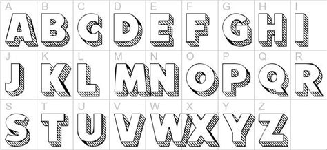 Block Letter Fonts Lettering Alphabet Block Lettering