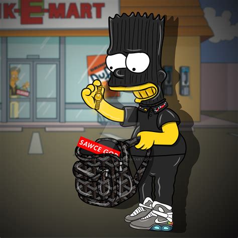 Bart Simpson Fly Robbery By Fragmentface On Deviantart