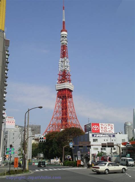 Tokyo Tower And Environs Japan All Over Travel Guide