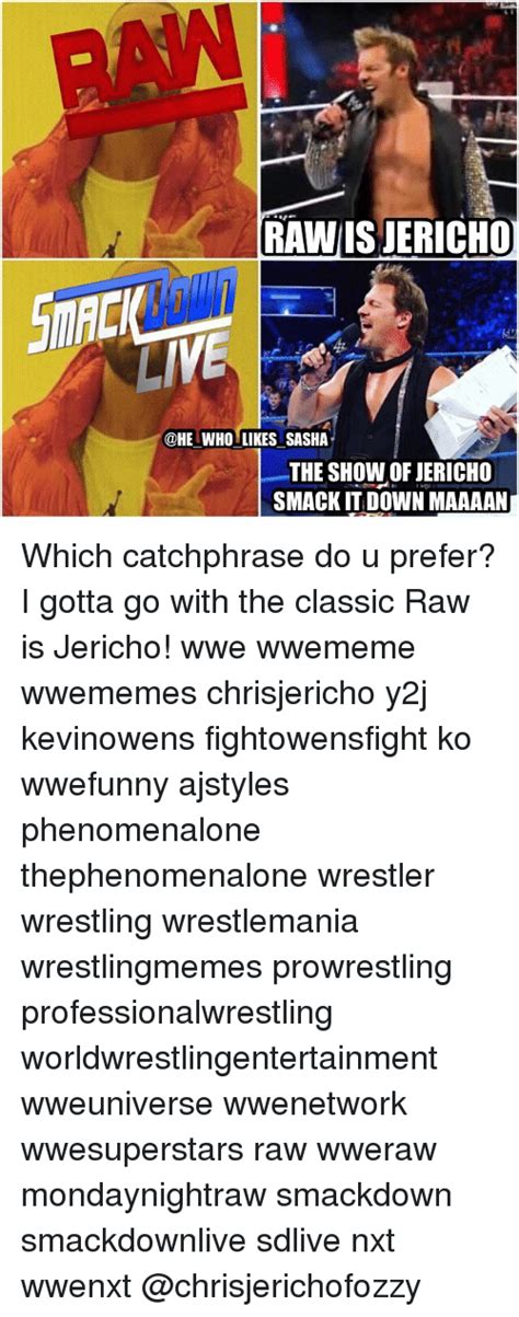Rain Is Jericho Ive Who Likes Sasha The Show Of Jericho Smack Itdown