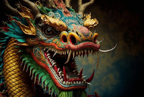 Premium Photo Traditional Chinese Dragon Chinese New Year Celebration