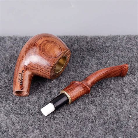 Wooden Smoking Pipe Tobacco Smoking Exclusive Wood Pipes Etsy